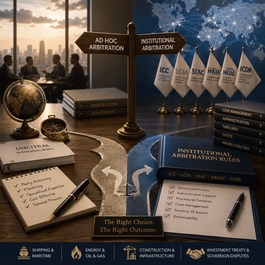 Ad Hoc Arbitration or Institutional Panel Appointment Choosing the Right Route for Your Dispute